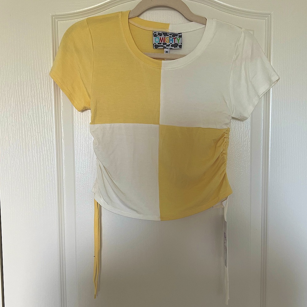 Omighty Colorblock Cinch Tee